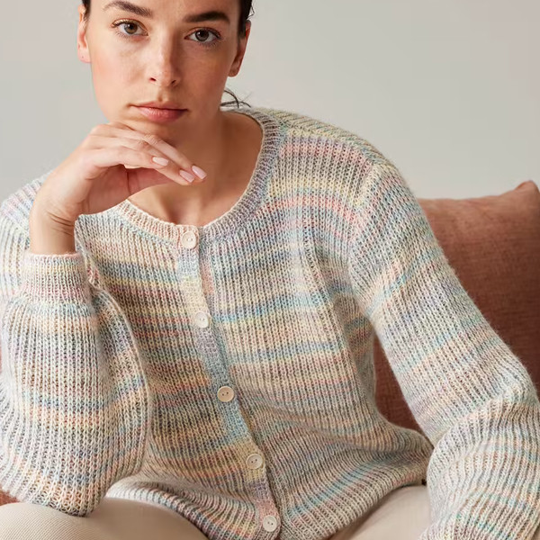 modele gilet en laine a tricoter