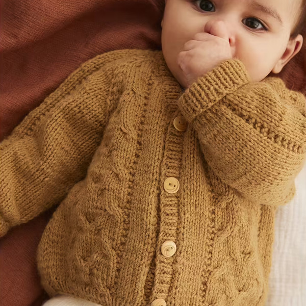 modele tricot gilet bebe 6 mois